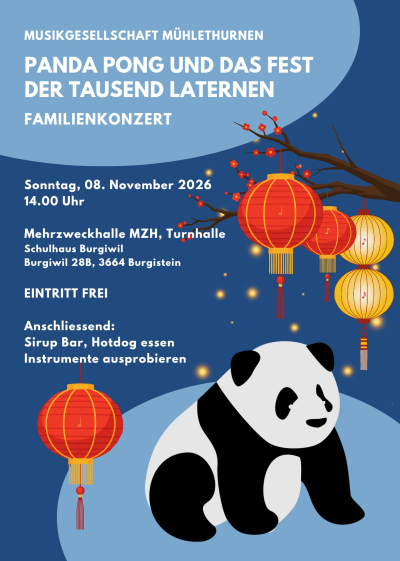 Familienkonzert 'Panda Pong und das Fest der tausend Laternen'